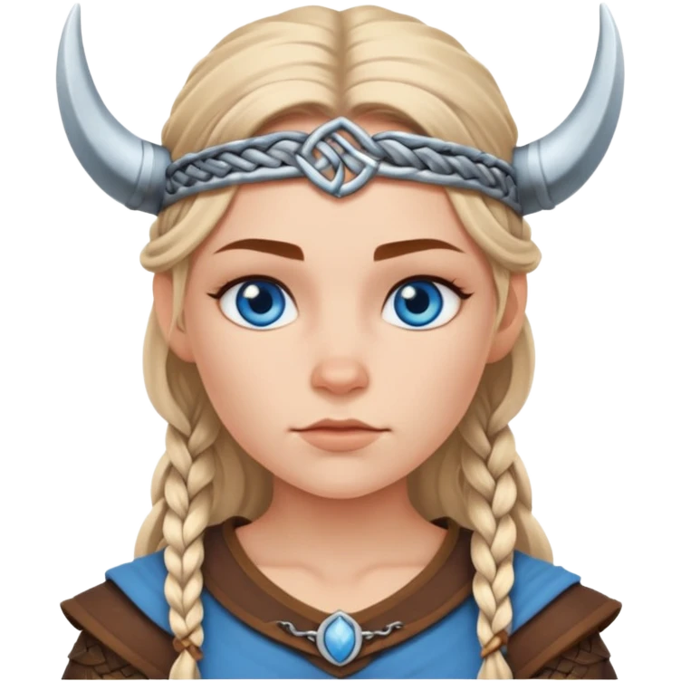 Viking female slave with blue eyes  emoji