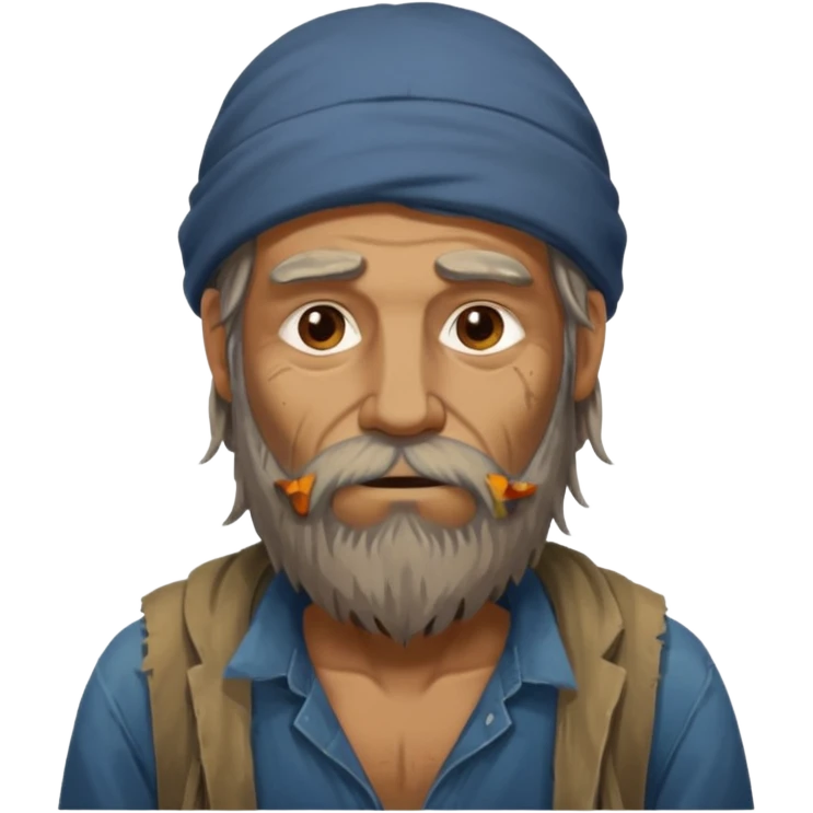 homeless guy emoji