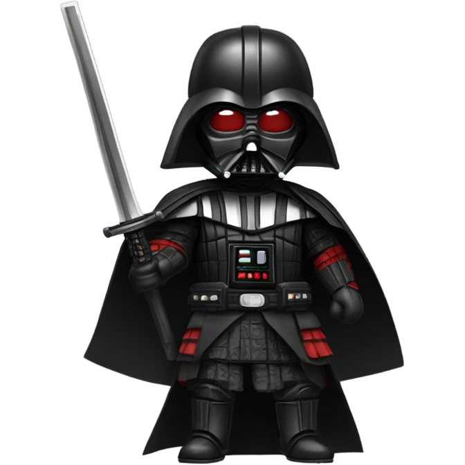 Darth Vader samurai  emoji