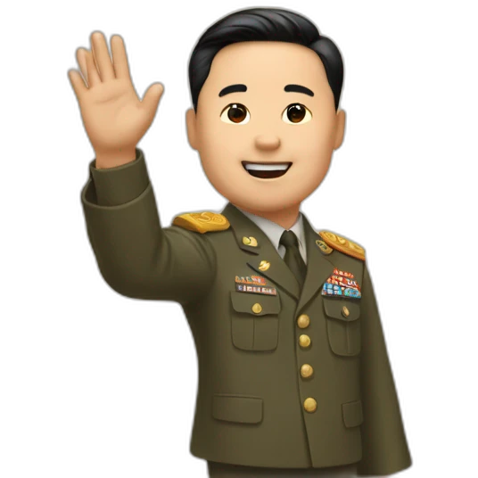 kim jon un high five emoji