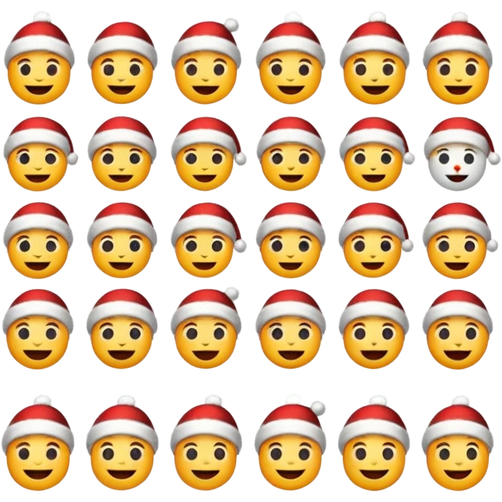 Can you make different Christmas emojis  emoji