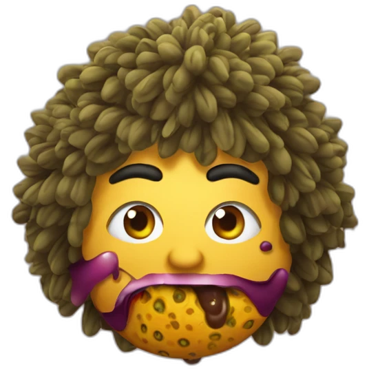 Lasith Malinga eats passion fruit emoji