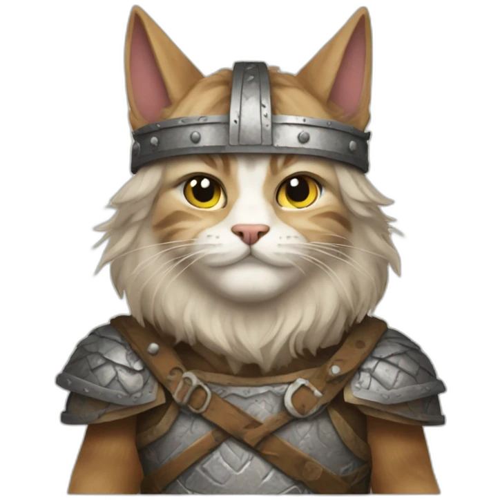 Viking cat emoji