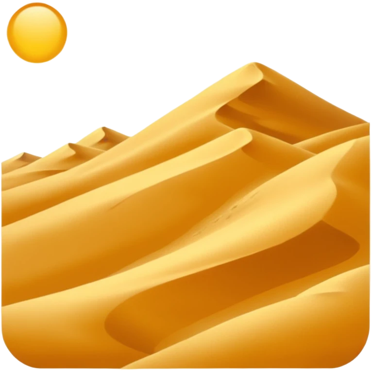 sand mountains emoji