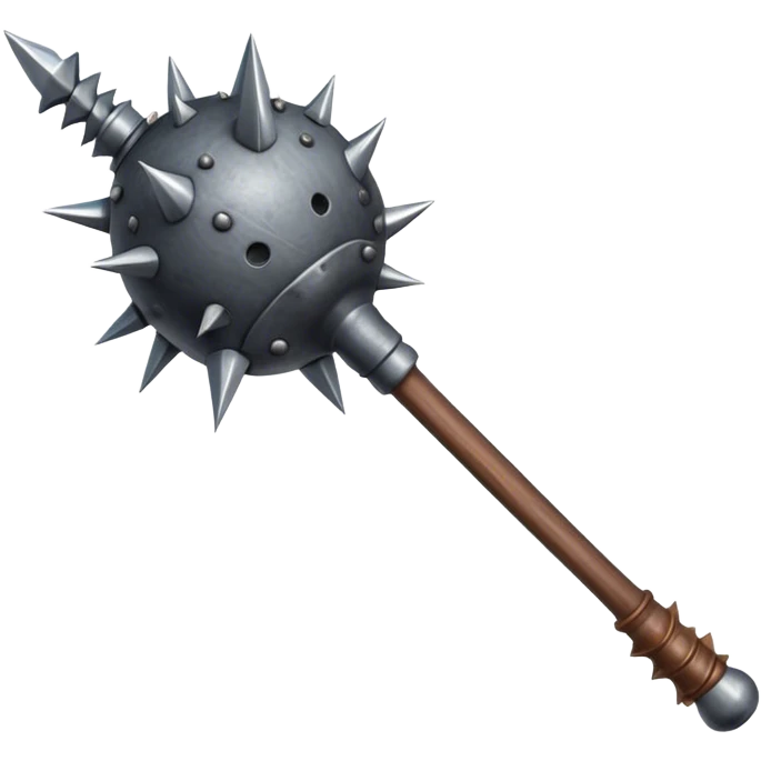 medieval mace emoji