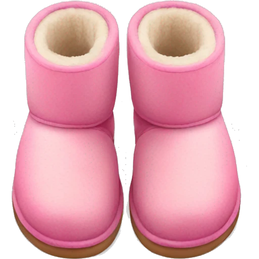 pink ugg slipper emoji