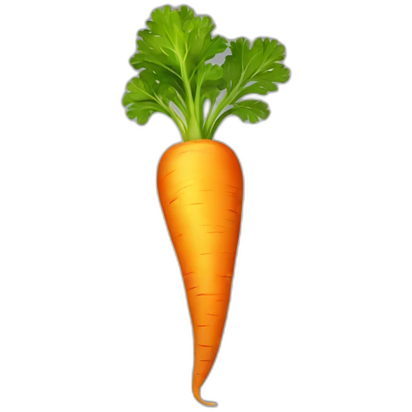 golden carrot emoji
