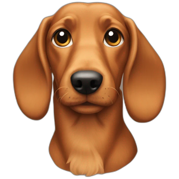 Teckel poil dur emoji