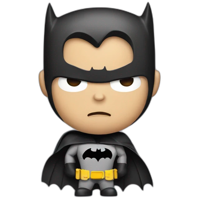 batman shrugging shoulders in confusion emoji
