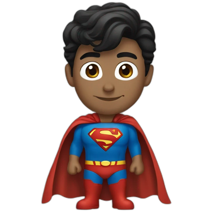 superman-with-black-costume emoji