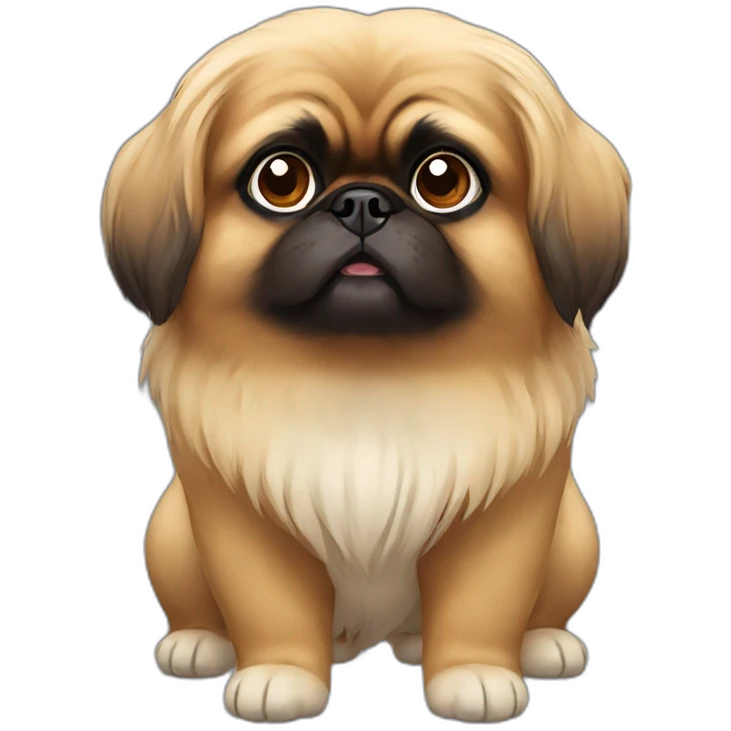 Pekingese dog emoji