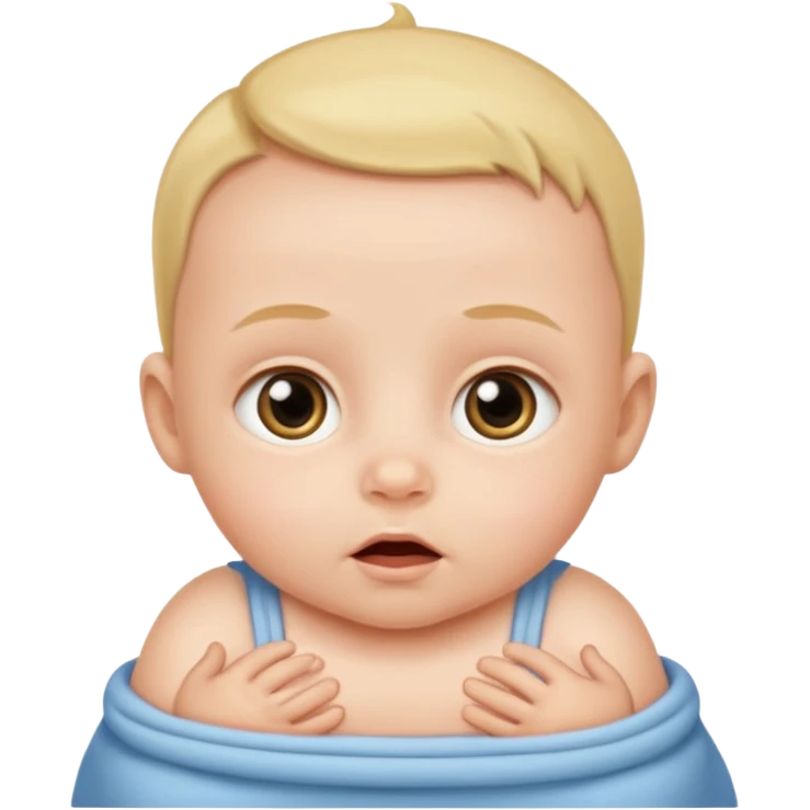 Baby wide awake emoji