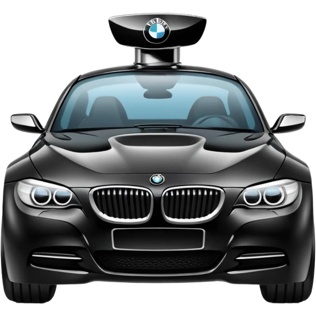 perfume bottle shaped like a BMW car emoji