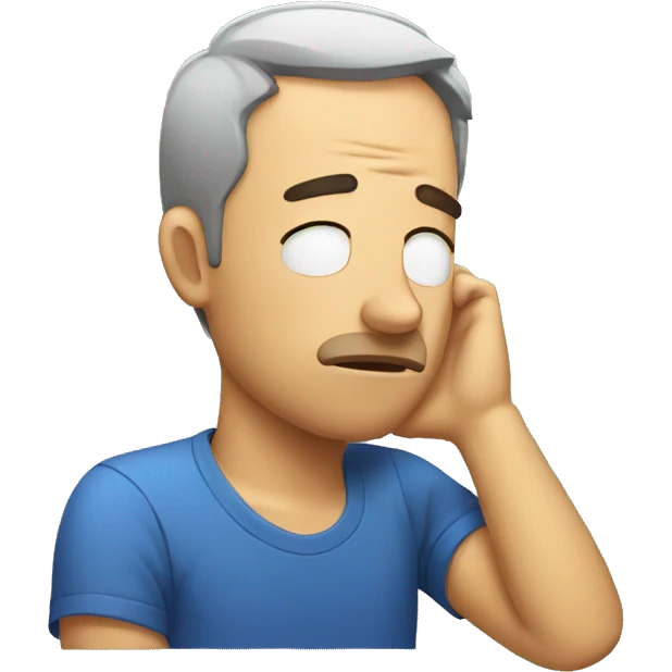 TIRED MAN emoji