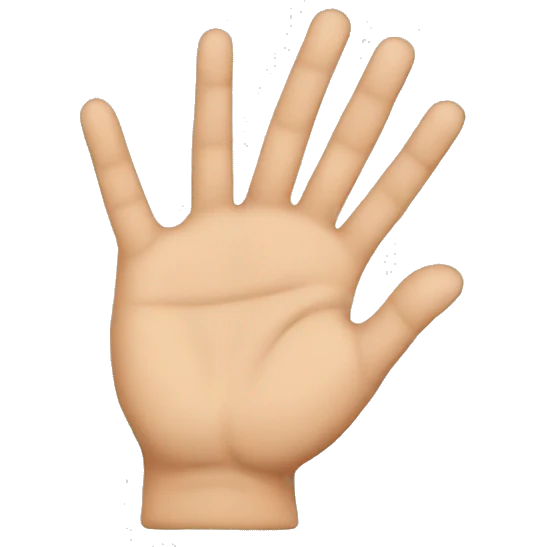 Albanian hand emoji