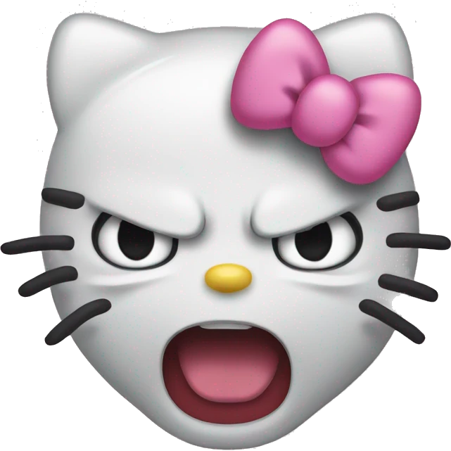 angry hello kitty emoji  emoji