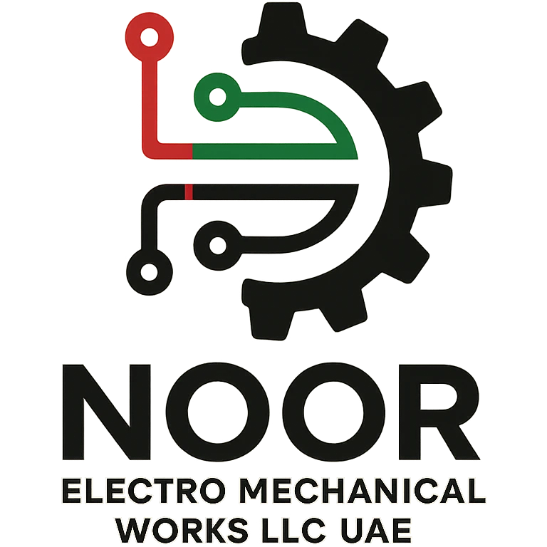 create a logo for company named Noor Electro mechanical Works LLC UAE  emoji
