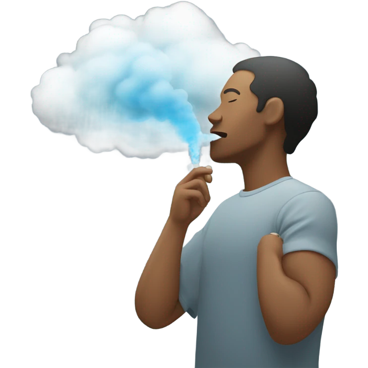 Vape smoking emoji