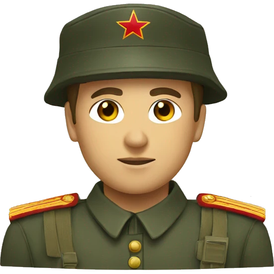 the USSR Soldier emoji