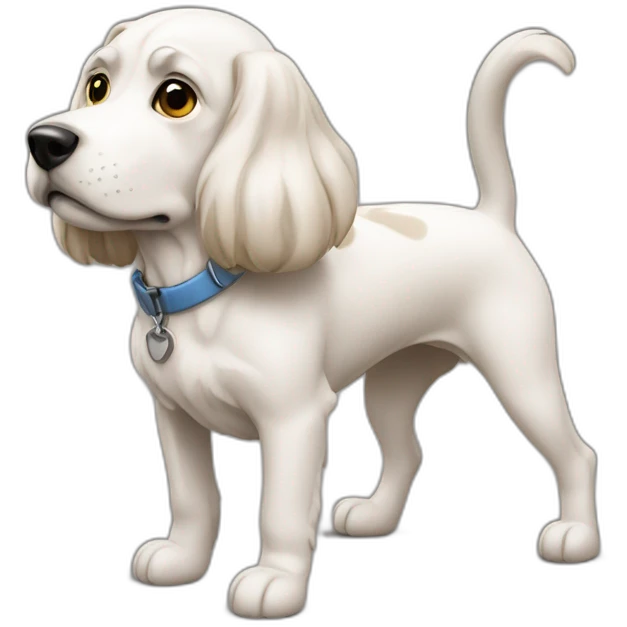 Punaise sur un chien emoji