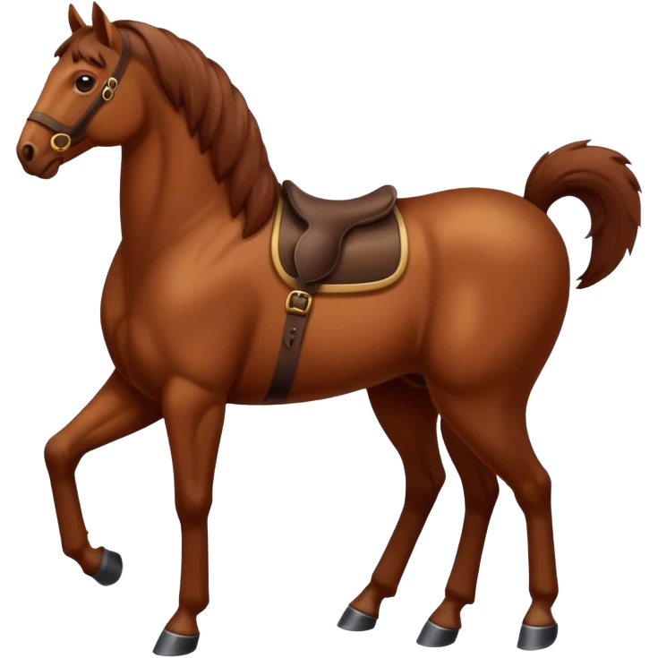 retro horse emoji