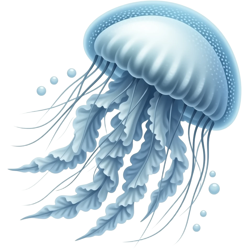 Underwater jellyfish emoji