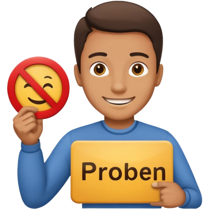 smiling man with a 'no problem' sign emoji