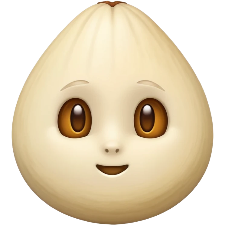 White nut emoji