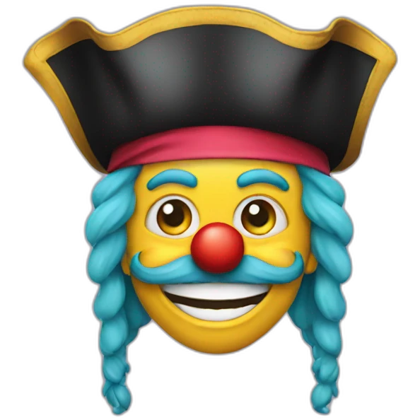 clown pirate emoji