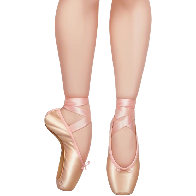 Ballerina pointe shoes emoji
