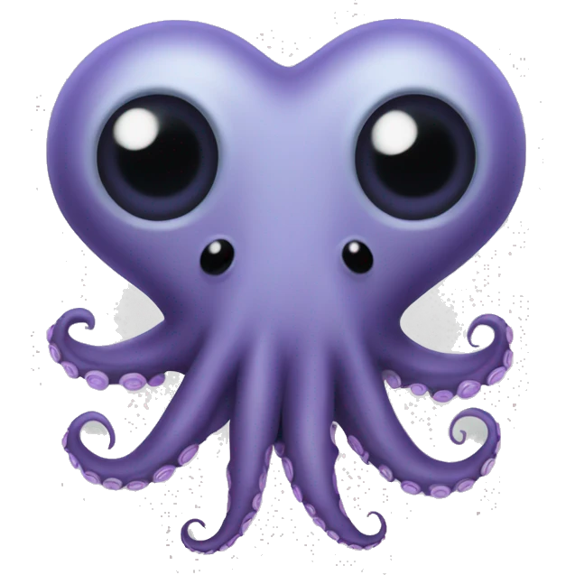Octopus heart eyes  emoji