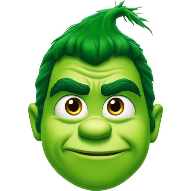 henry cavill as grinch emoji