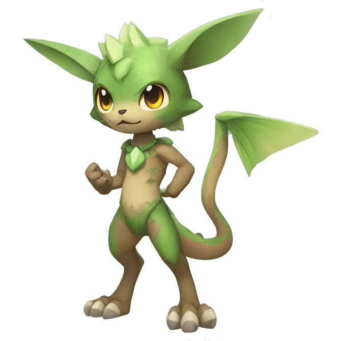 a anthro chibi-style rock-type-ground-type Fakémon-hybrid full body emoji