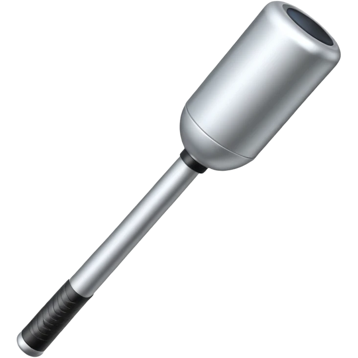 Hand-held metal detector
Security scanner
Handheld security wand
Metal detector wand emoji