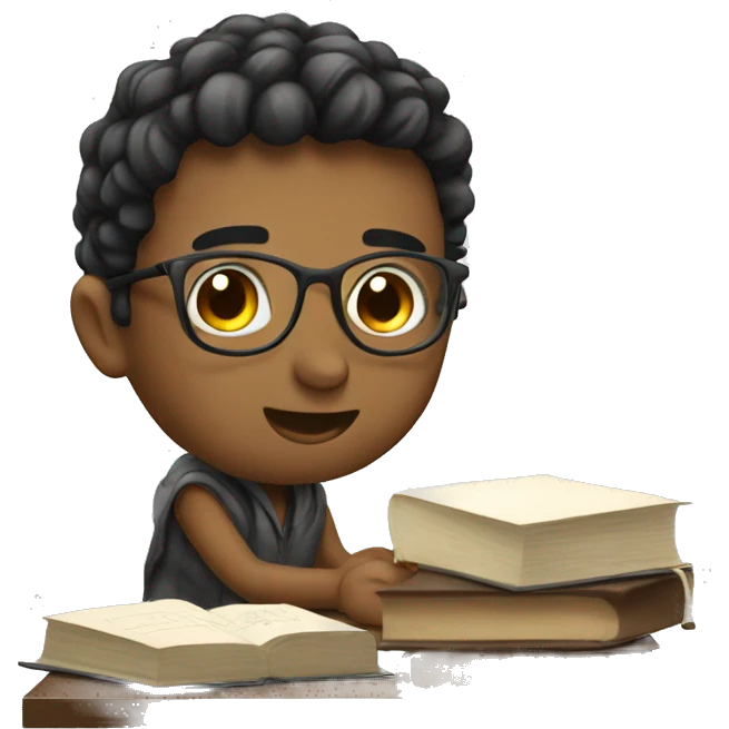 Studying  emoji