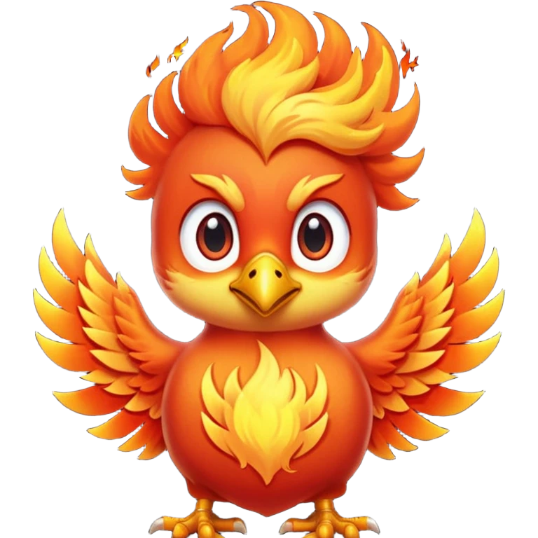 Baby phoenix - rising from ashes








 emoji