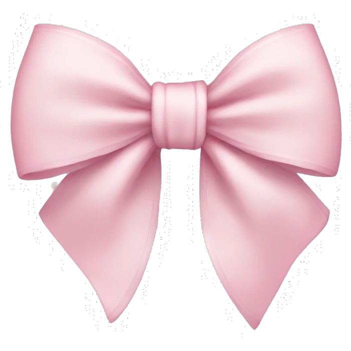 Light pink bow emoji