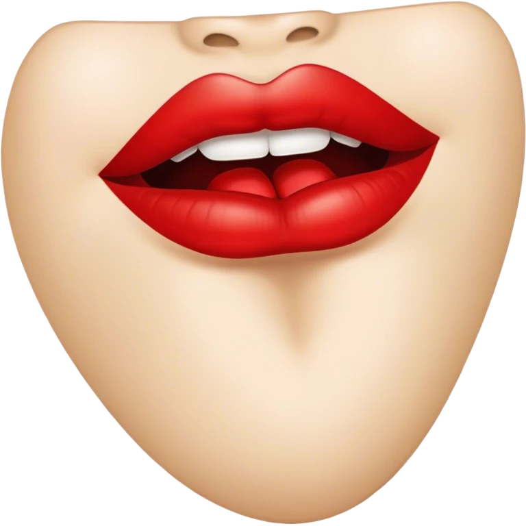 Foot in mouth emoji