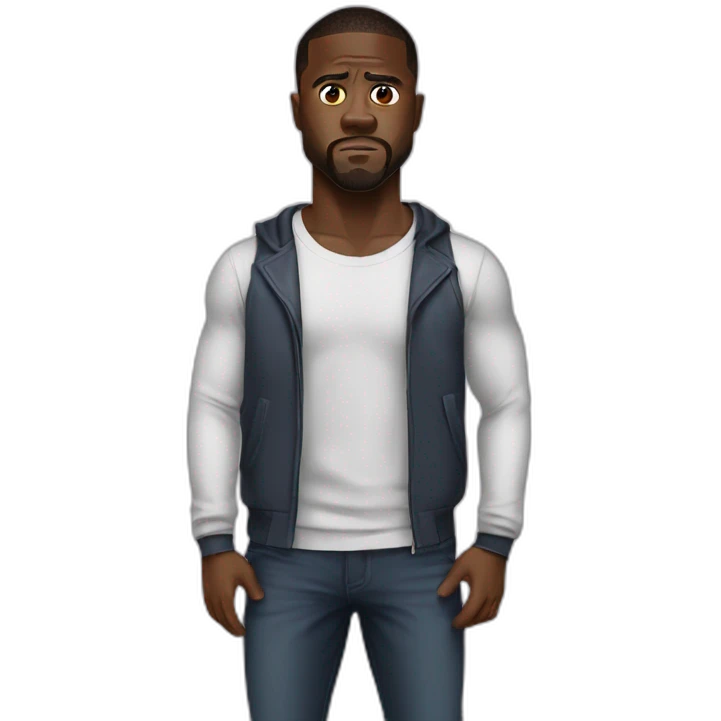 kevin hart serious emoji