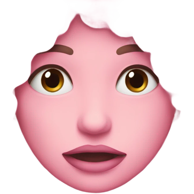 Pink emoji
