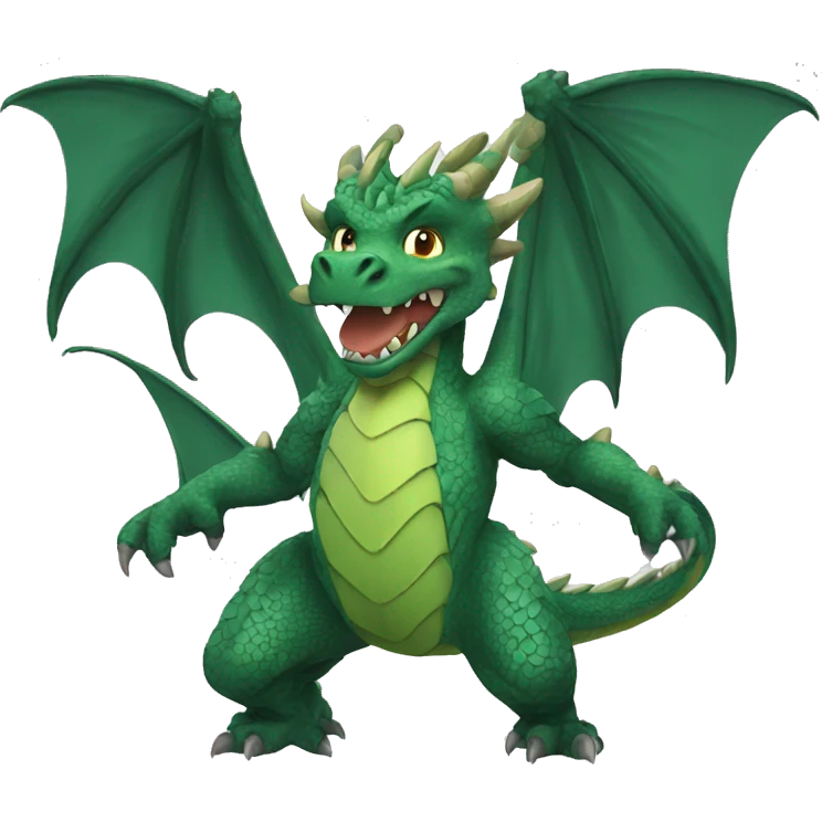 dragon féroce emoji