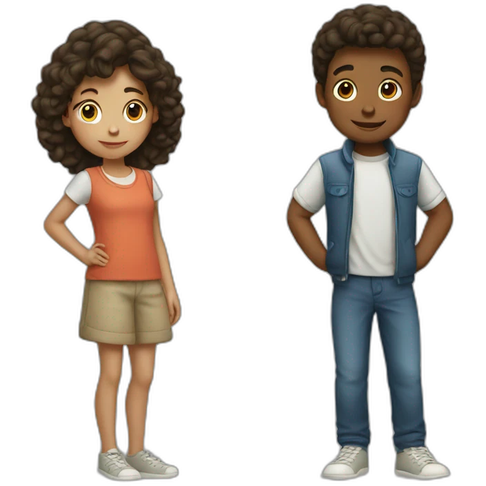 boy and girl  emoji