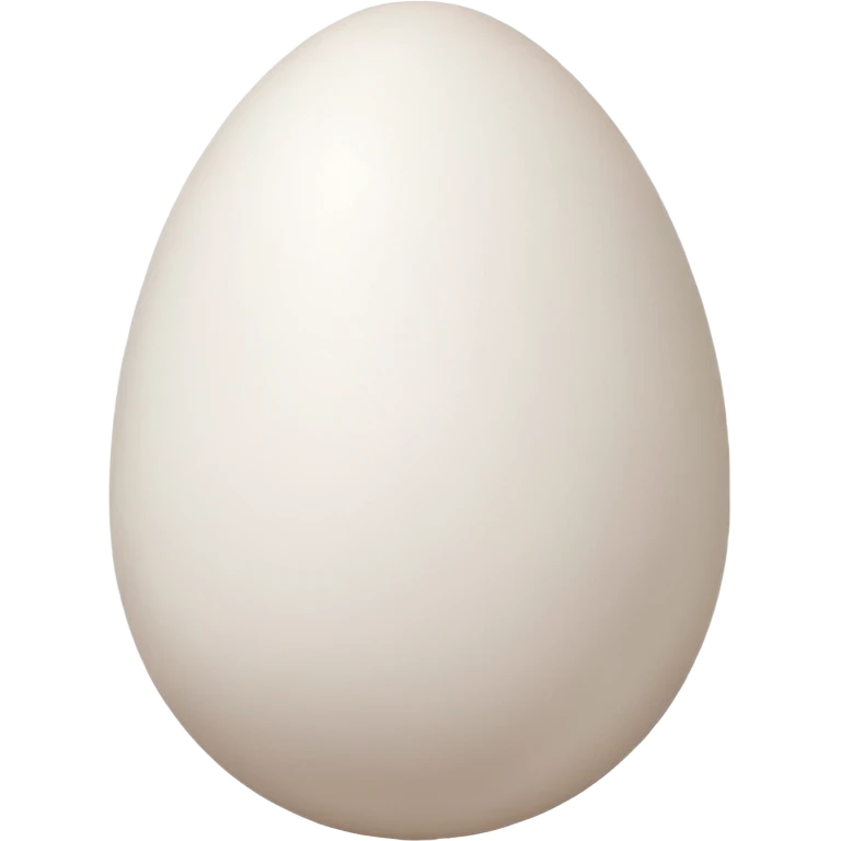simple without face egg emoji