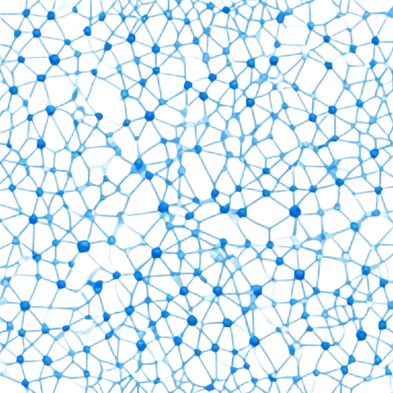 neural network pattern representing artificial intelligence emoji