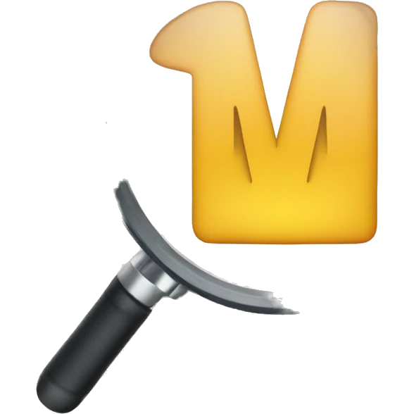 The letter W under a magnifier emoji