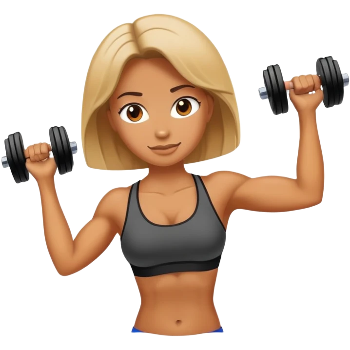 female Strength Training emoji