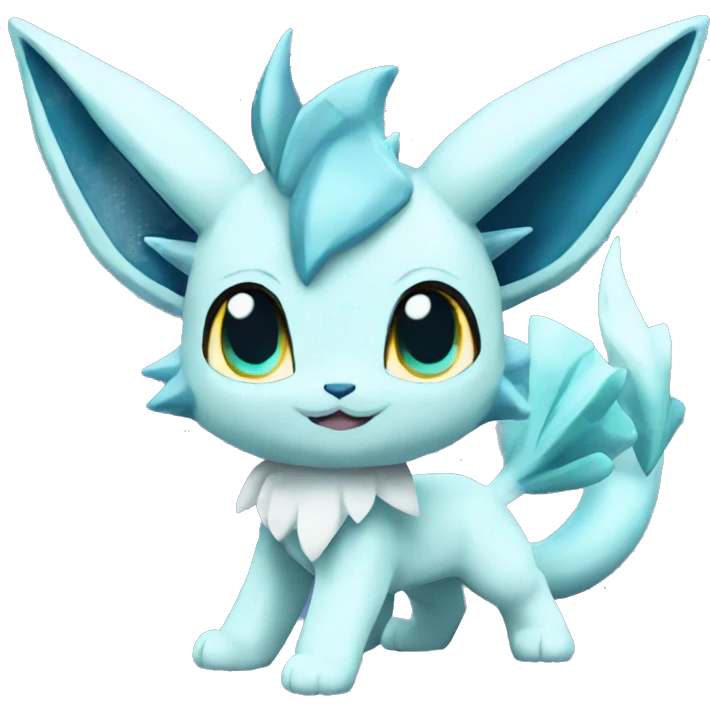 Glaceon-Vaporeon full body emoji