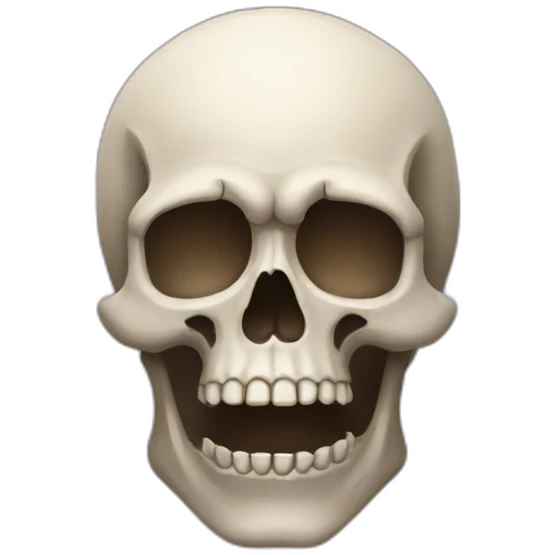 A SLEEPY SKULL emoji