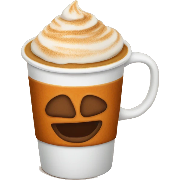 pumpkin spice latte emoji