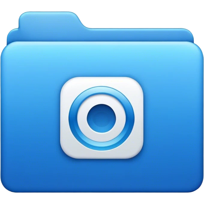 video file icon, modern design emoji